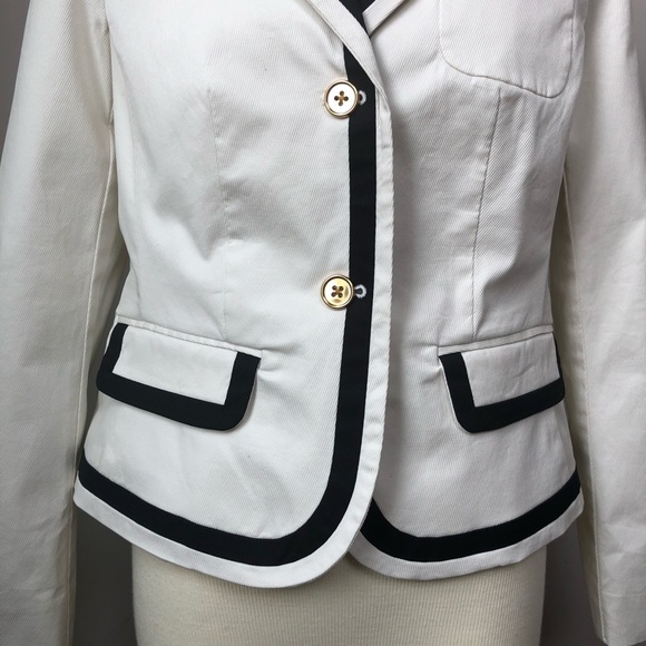 NWOT Talbots white blazer 2 - Picture 3 of 8